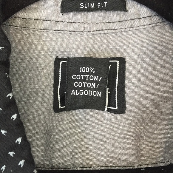 Artistry in Motion Shirt Mens Large Slim Fit Button Down 100% Cotton Waist Darts - Picture 12 of 12